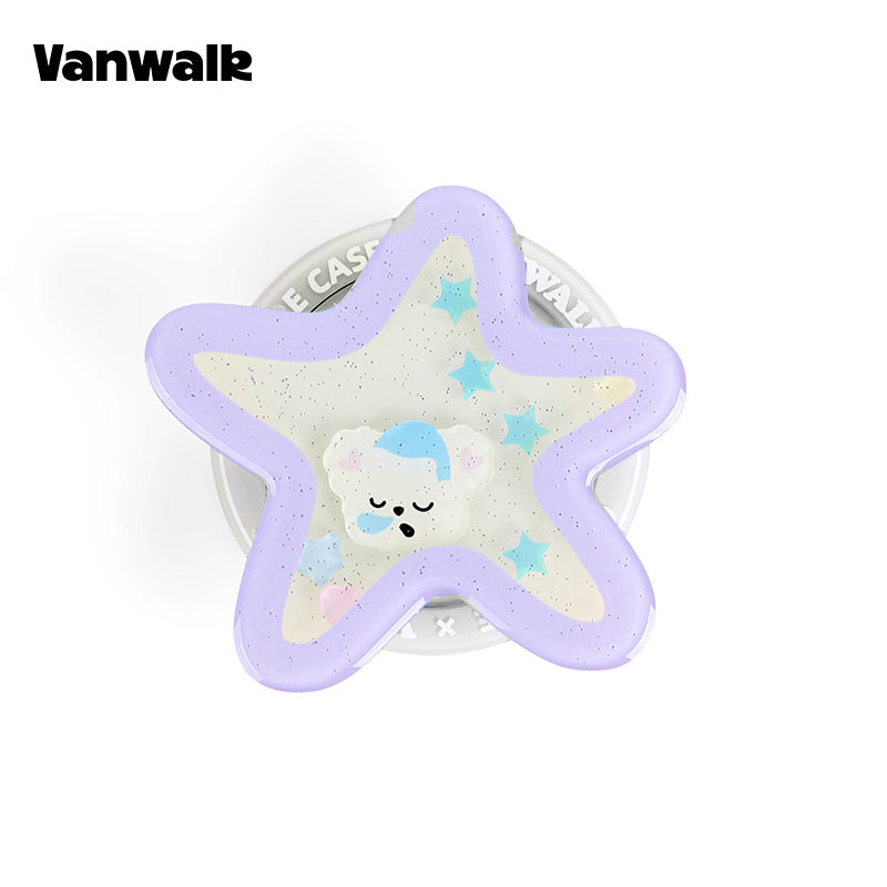 VANWALK Gulugulu-serien-original sødt kawaii-tegnet skrivebords-mobilholder K702/K613