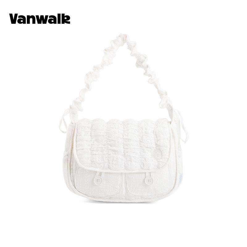 VANWALK Journal House-serien-original skuldertaske og håndtaske V3021