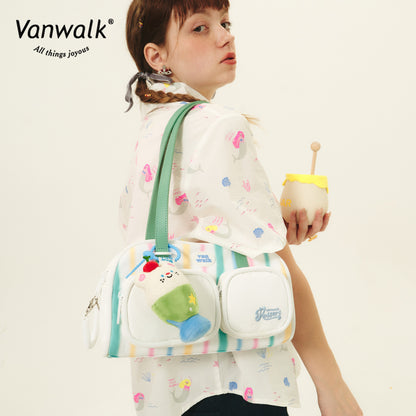 Vanwalk vandafvisende skuldertaske til sommerens afternoon tea V2629