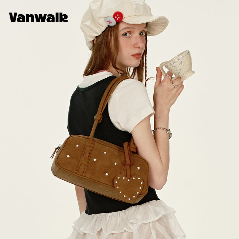 VANWALK Skuldertaske med charmerende niche-design fra Lovely Note v2895