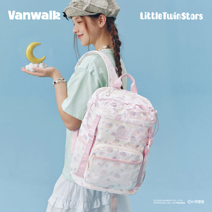 VANWALK Little Twin Stars Sanrio-samarbejdsrygsæk V3084