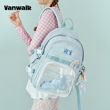 VANWALK rummelig rygsæk med July Specials-design v2933