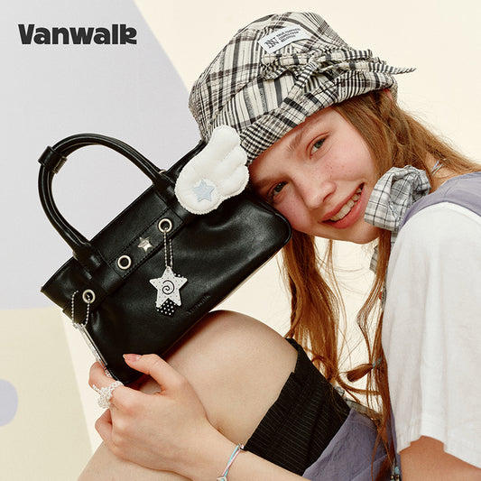 VANWALK Gulugulu-serien-original skuldertaske og håndtaske V3045