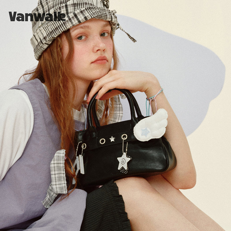 VANWALK Gulugulu-serien-original skuldertaske og håndtaske V3045