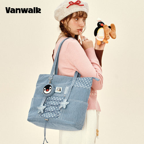 VANWALK Pingu-serien-original skuldertasker V2981