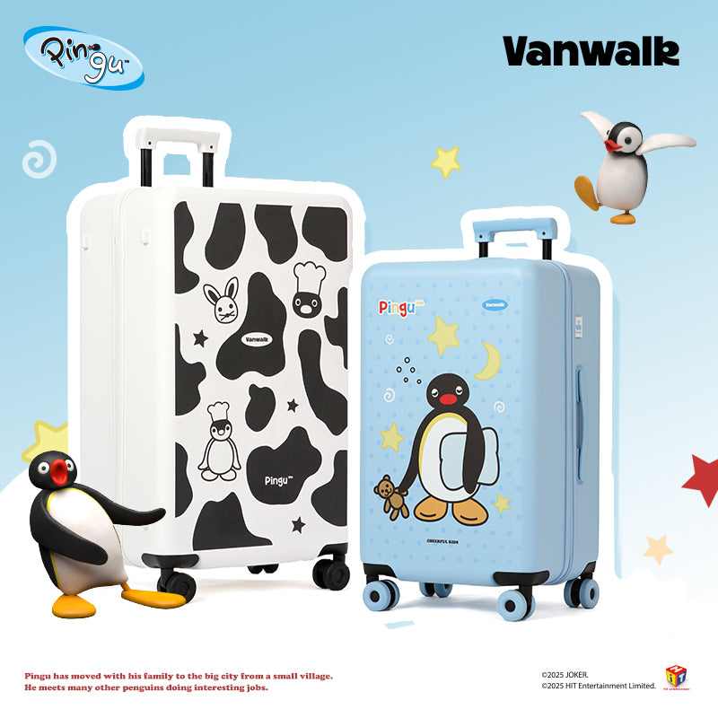 Vanwalk Pingu-samarbejdsserie-kuffert med stor kapacitet B1010