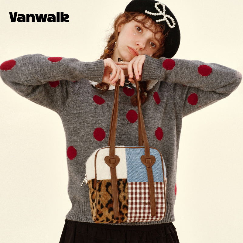 Vanwalk Pinecone Tribe-serien Originale skuldertasker Håndtaske V2975
