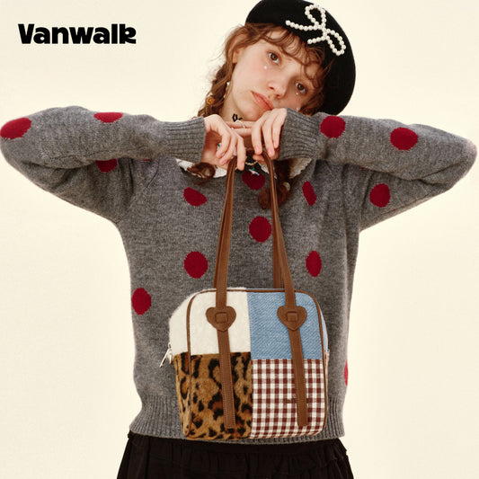 Vanwalk Pinecone Tribe-serien Originale skuldertasker Håndtaske V2975