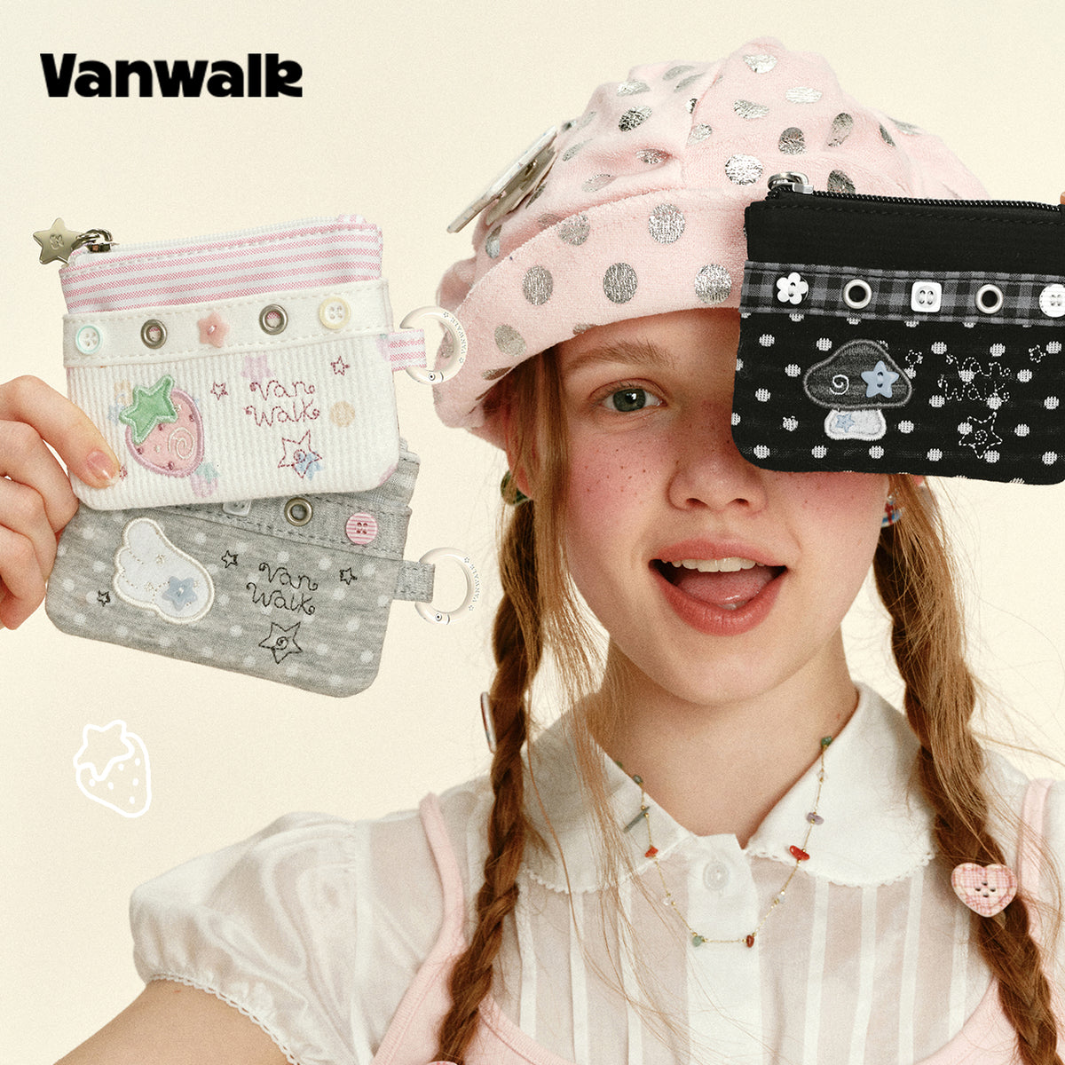 Vanwalk Cute Original Gulugulu-serien-møntpung vs100