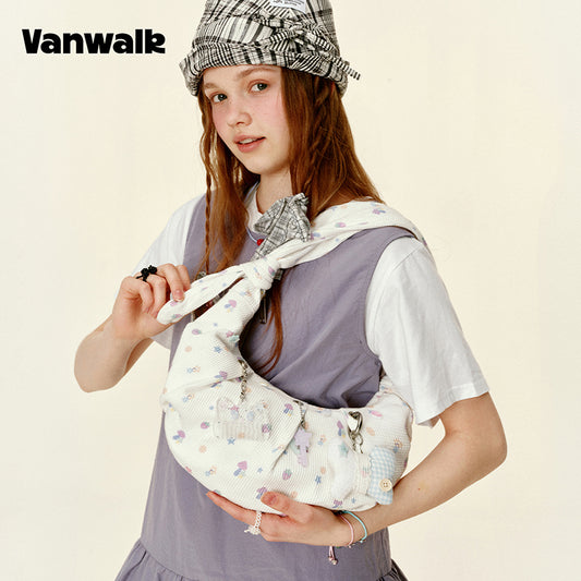 VANWALK Gulugulu-serien-original skuldertaske og håndtaske V3046