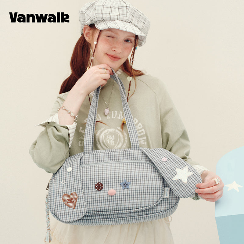 Vanwalk Skuldertaske med sødt design fra Notebook House-serien v3019