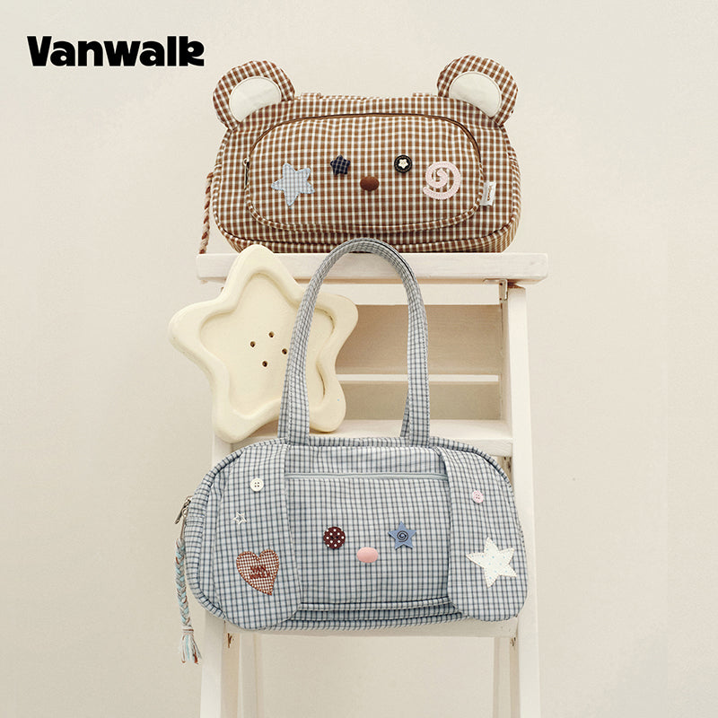 Vanwalk Skuldertaske med sødt design fra Notebook House-serien v3019