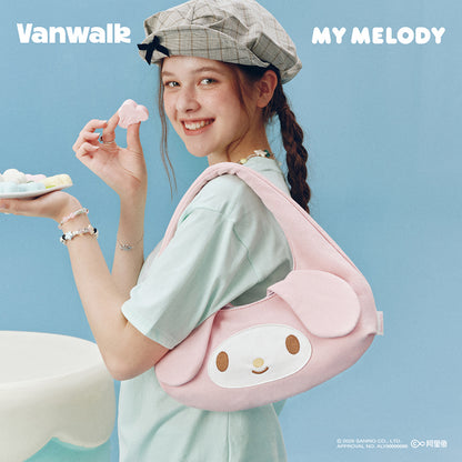 VANWALK sød Sanrio Melody-lyserød skuldertaske V3059
