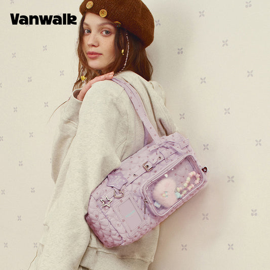 VANWALK Skuldertaske fra Glutinous Rice Ball-serien v2995