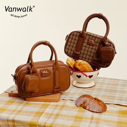 Vanwalk afslappet Lucky House-crossbodytaske V2725