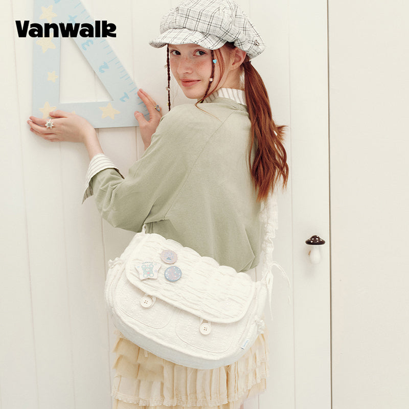 VANWALK Journal House-serien-original skuldertaske og håndtaske V3021