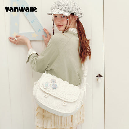 VANWALK Journal House-serien-original skuldertaske og håndtaske V3021