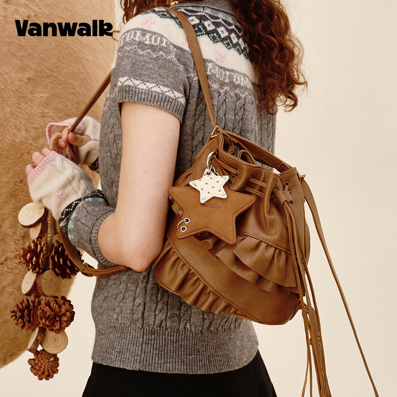 VANWALK Pinecone Tribe-serien Original skuldertasker V2988