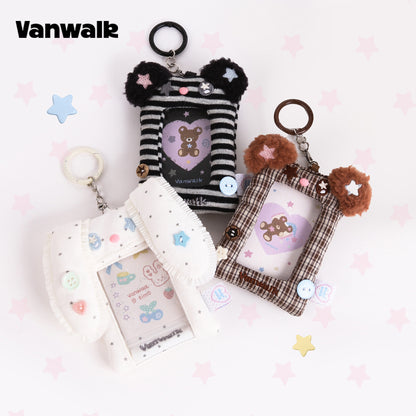 VANWALK Gulugulu-serien-sødt kortholder-tasketilbehør-vedhæng-charm K674
