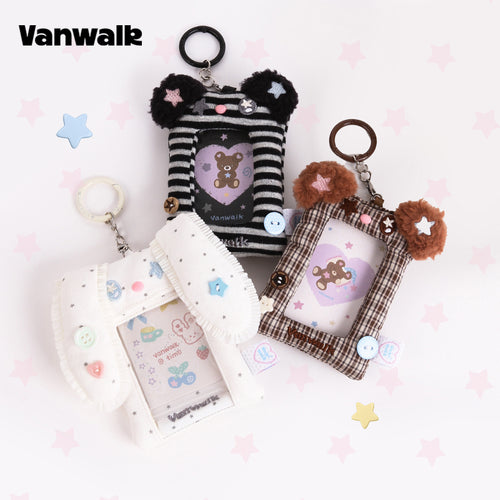 VANWALK Gulugulu-serien-sødt kortholder-tasketilbehør-vedhæng-charm K674