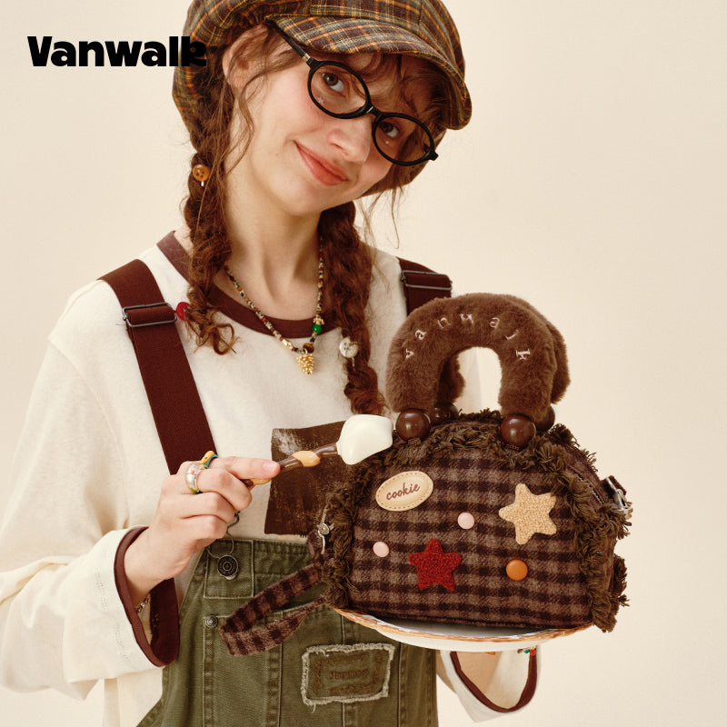 Vanwalk Pinecone Tribe-serien Originale skuldertasker Håndtaske V2992