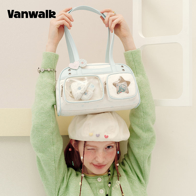 Vanwalk Skuldertaske med flere lommer fra Planner House-serien v3032