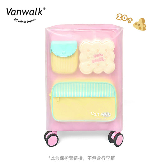 Vanwalk gennemsigtigt kuffertbeskyttelsesovertræk - 20 Inch Carry-On C1226