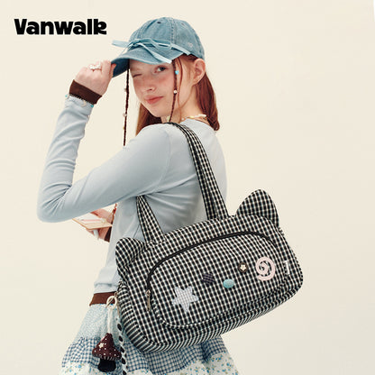 Vanwalk Skuldertaske med sødt design fra Notebook House-serien v3019