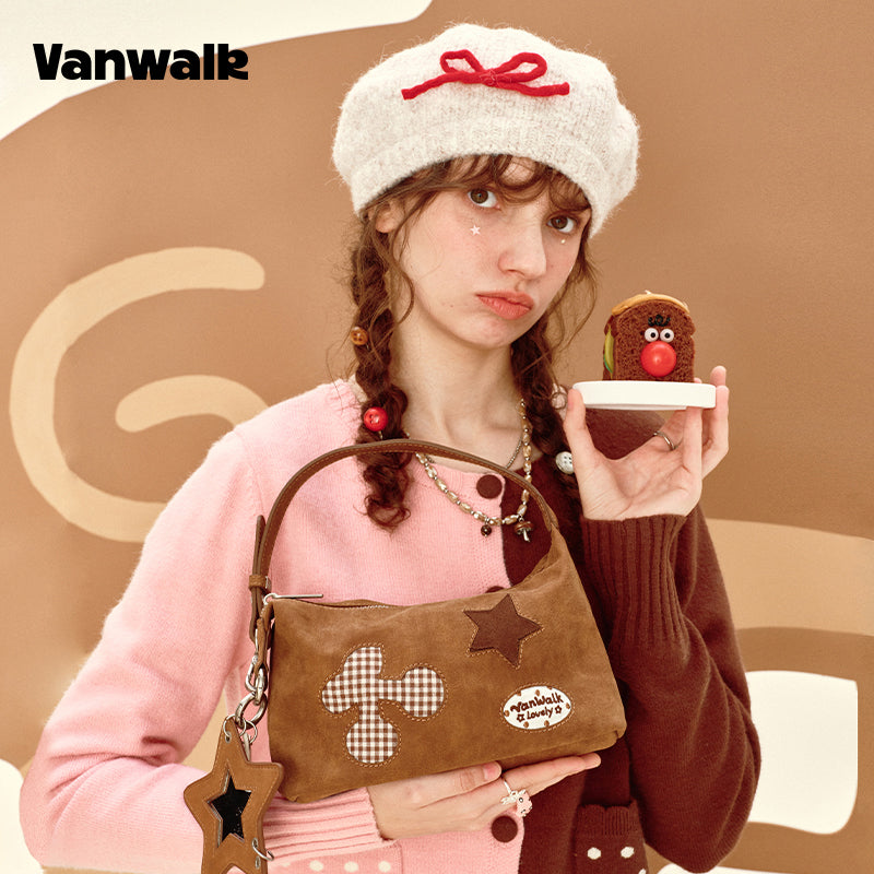 Vanwalk Pinecone Tribe-serien Originale skuldertasker Håndtaske V2979