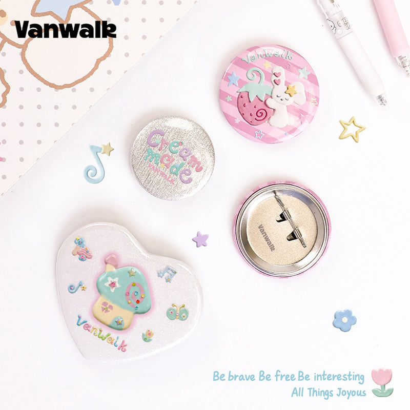Vanwalk Gulugulu-serien Sød specialfremstillet badge K705