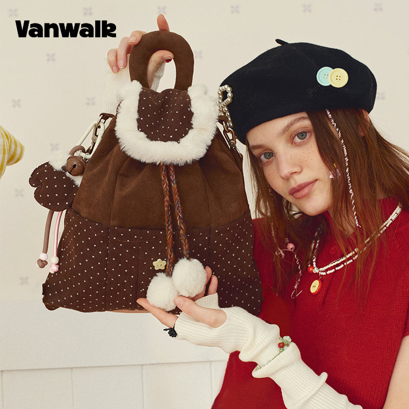 Vanwalk Julekollektionen Mini-rygsæk med stor kapacitet v3001