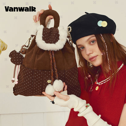 Vanwalk Julekollektionen Mini-rygsæk med stor kapacitet v3001