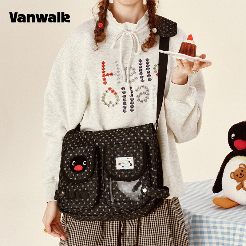 VANWALK Pingu-serien-original skuldertasker V2983