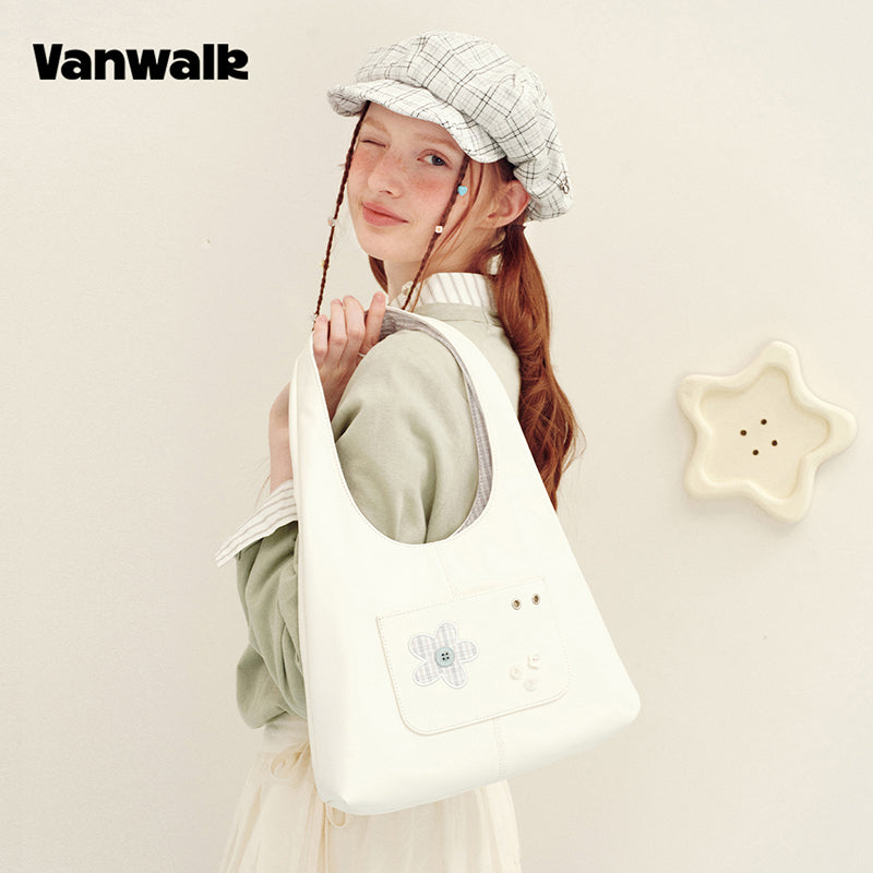 VANWALK Planner House-vendbar tote-/skuldertaske v3026