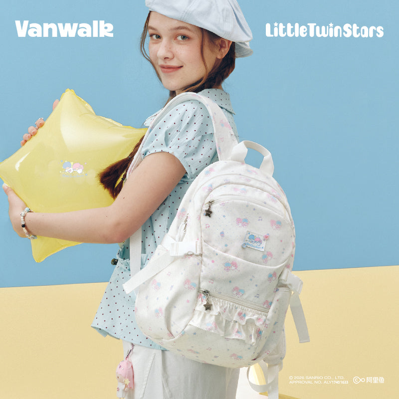 VANWALK Little Twin Stars Sanrio-samarbejdsrygsæk V3073