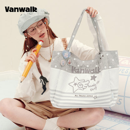 Vanwalk Skuldertaske med stor kapacitet fra Planner House-serien v3017