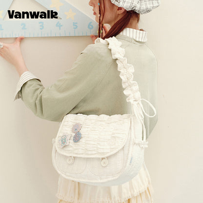 VANWALK Journal House-serien-original skuldertaske og håndtaske V3021