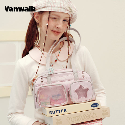 Vanwalk Skuldertaske med flere lommer fra Planner House-serien v3032