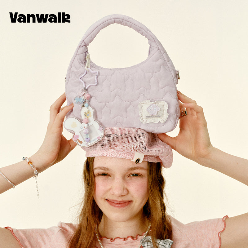 VANWALK Gulugulu-serien-original skuldertaske og håndtaske V3043