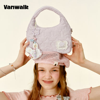 VANWALK Gulugulu-serien-original skuldertaske og håndtaske V3043