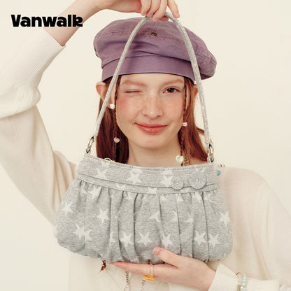 VANWALK Planner House-plisseret armhule- taske v3020
