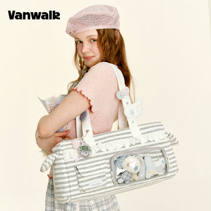 VANWALK Gulugulu-serien-skuldertaske med stor kapacitet V3055