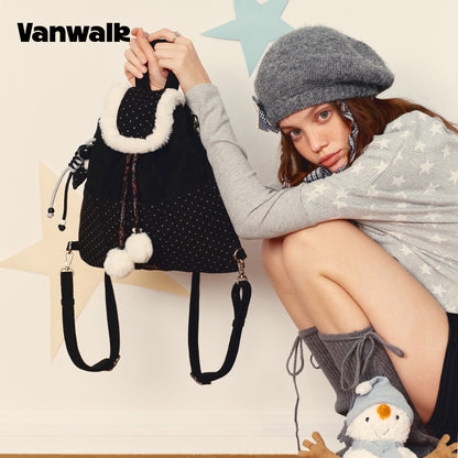 Vanwalk Julekollektionen Mini-rygsæk med stor kapacitet v3001