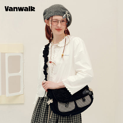 VANWALK Journal House-serien-original skuldertaske og håndtaske V3021
