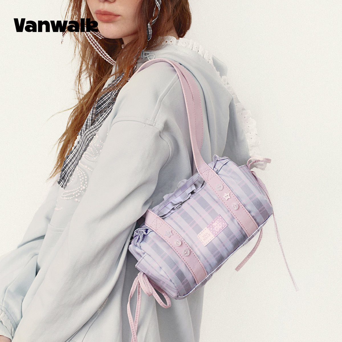Vanwalk Elegant skuldertaske fra January Lucky Pony-serien v3013