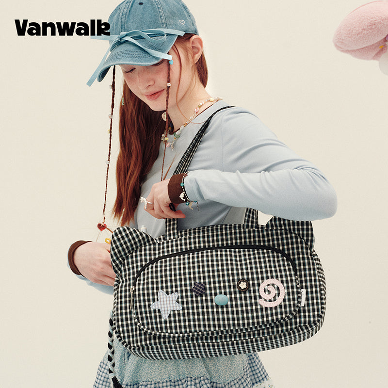 Vanwalk Skuldertaske med sødt design fra Notebook House-serien v3019