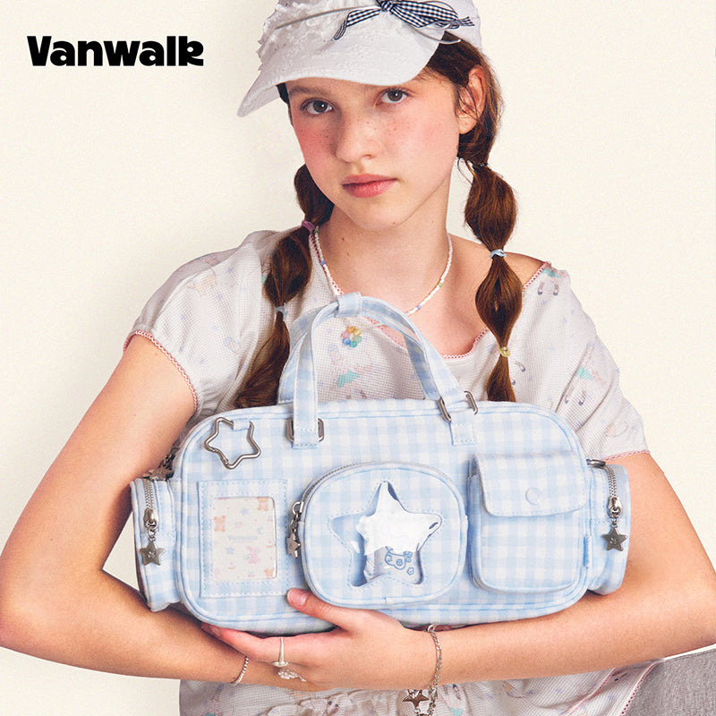VANWALK Cocoa Pie-serien æstetisk Ita-taske skulderpung taske v3112