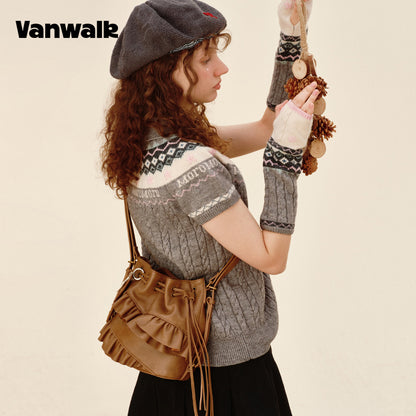 VANWALK Pinecone Tribe-serien Original skuldertasker V2988