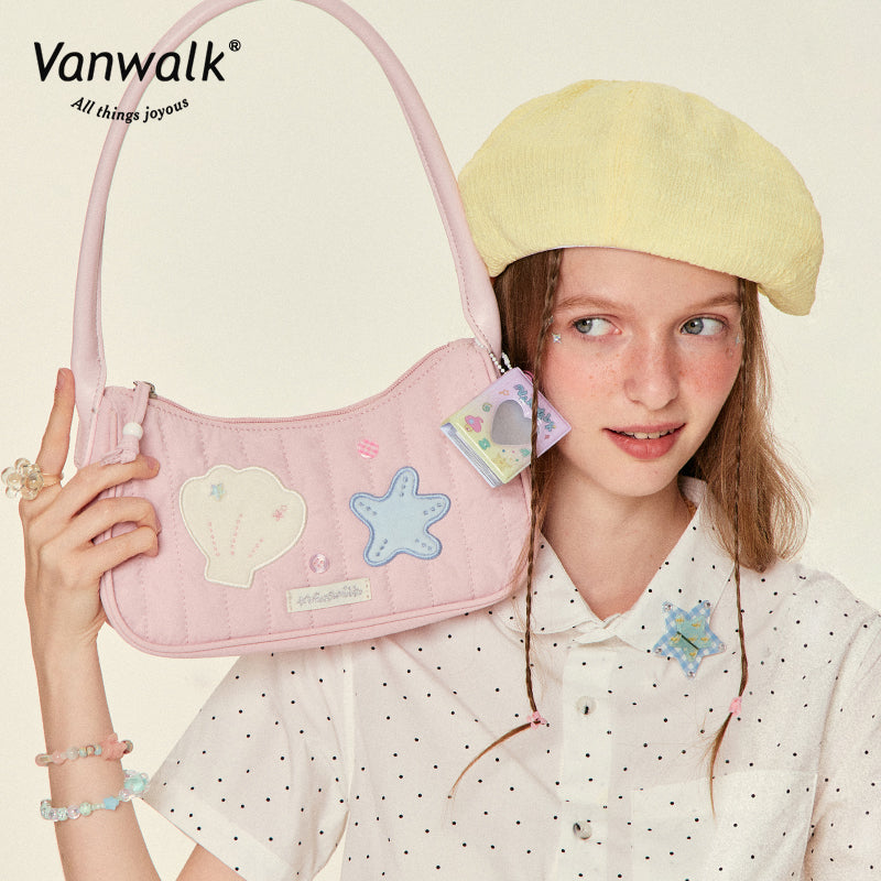 Vanwalk pendler-skuldertaske Bubble Island V2834