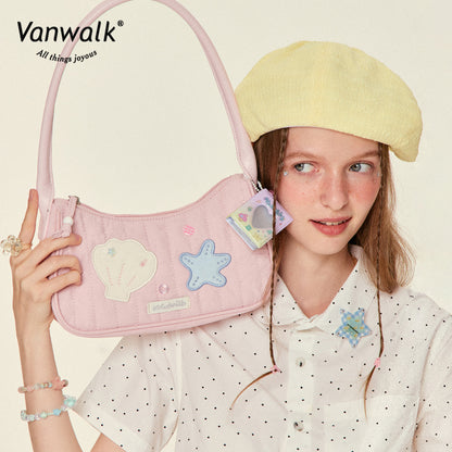 Vanwalk pendler-skuldertaske Bubble Island V2834